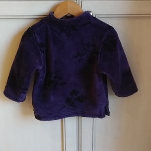 Baby Gap Plush Purple Coat Size 12 - 24 Months